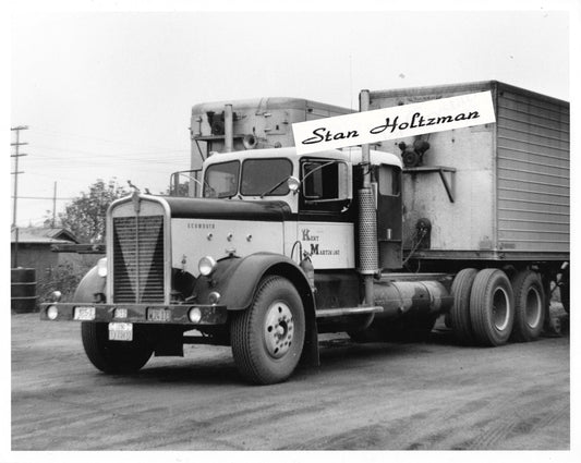 8 x 10 black & white photo 1950's KW KENT MARTINEAU - Transportation Treasures