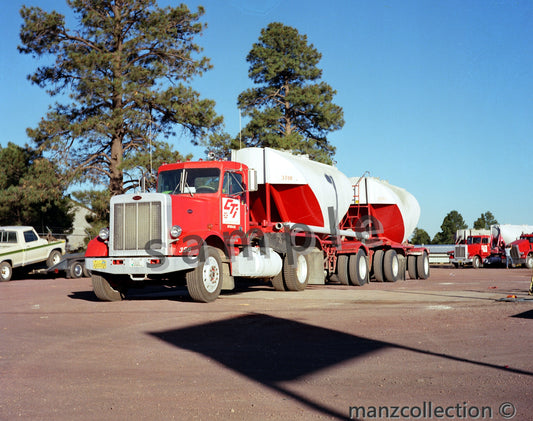 8x10 color semi-truck photo 1980's Peterbilt CTI - Transportation Treasure