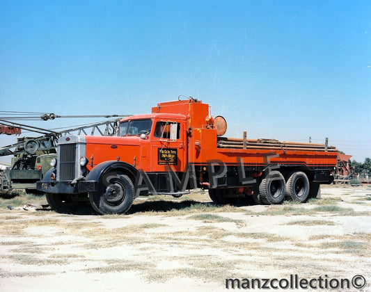8x10 color semi-truck photo '50's Ironnose Peterbilt - Transportation Treasure