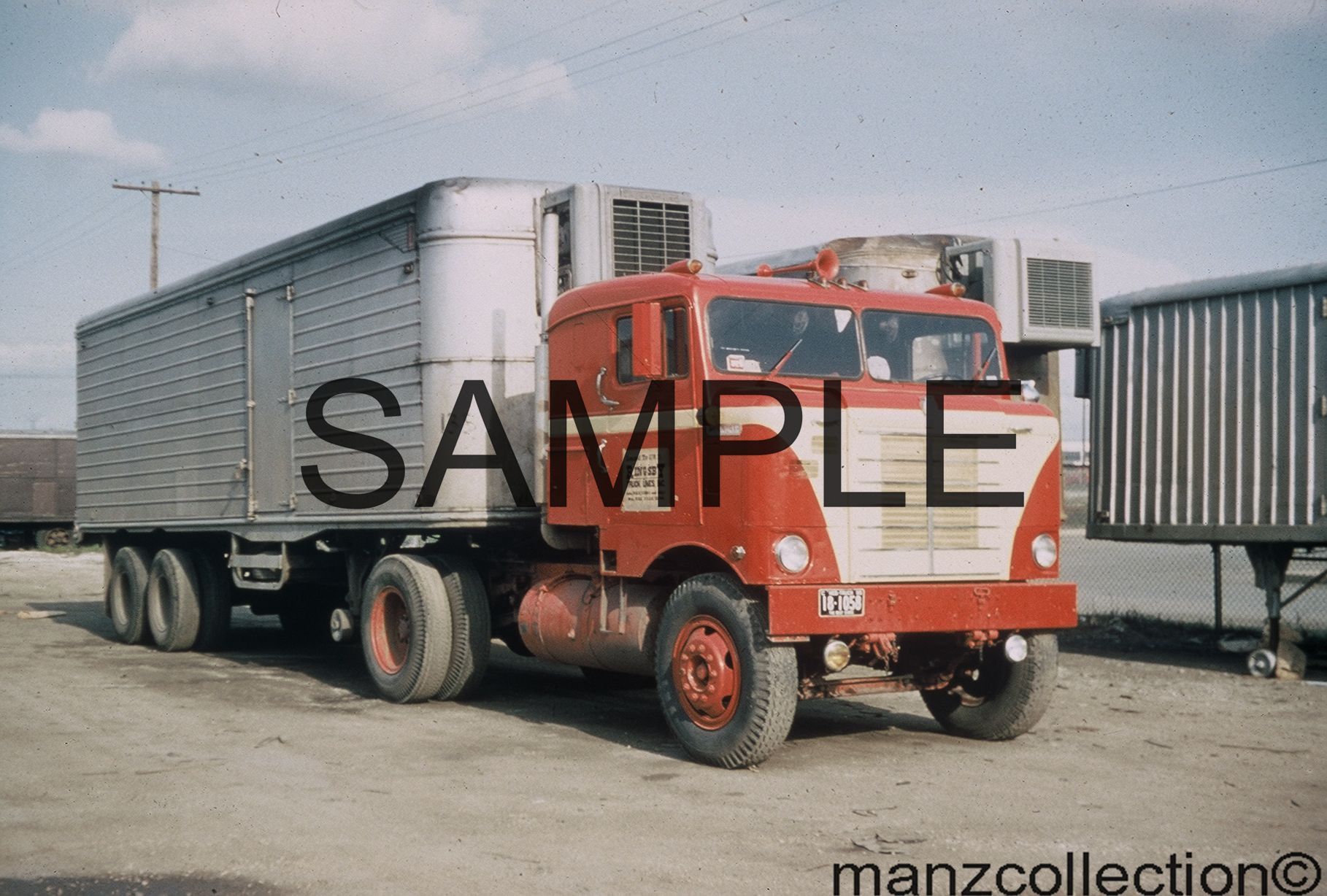 8 x 10 color semi-truck photo '50's Bullnose Kenworth - Transportation Treasure