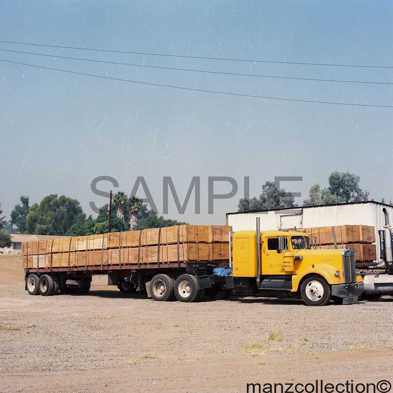 8X10 color semi-truck photo '60's Kenworth - Transportation Treasure