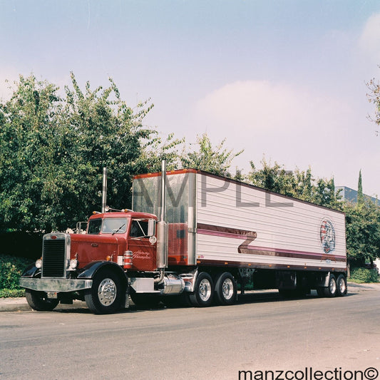 8x10 color semi-truck photo '60's Peterbilt HARVEY FRAMPTON - Transportation Treasure