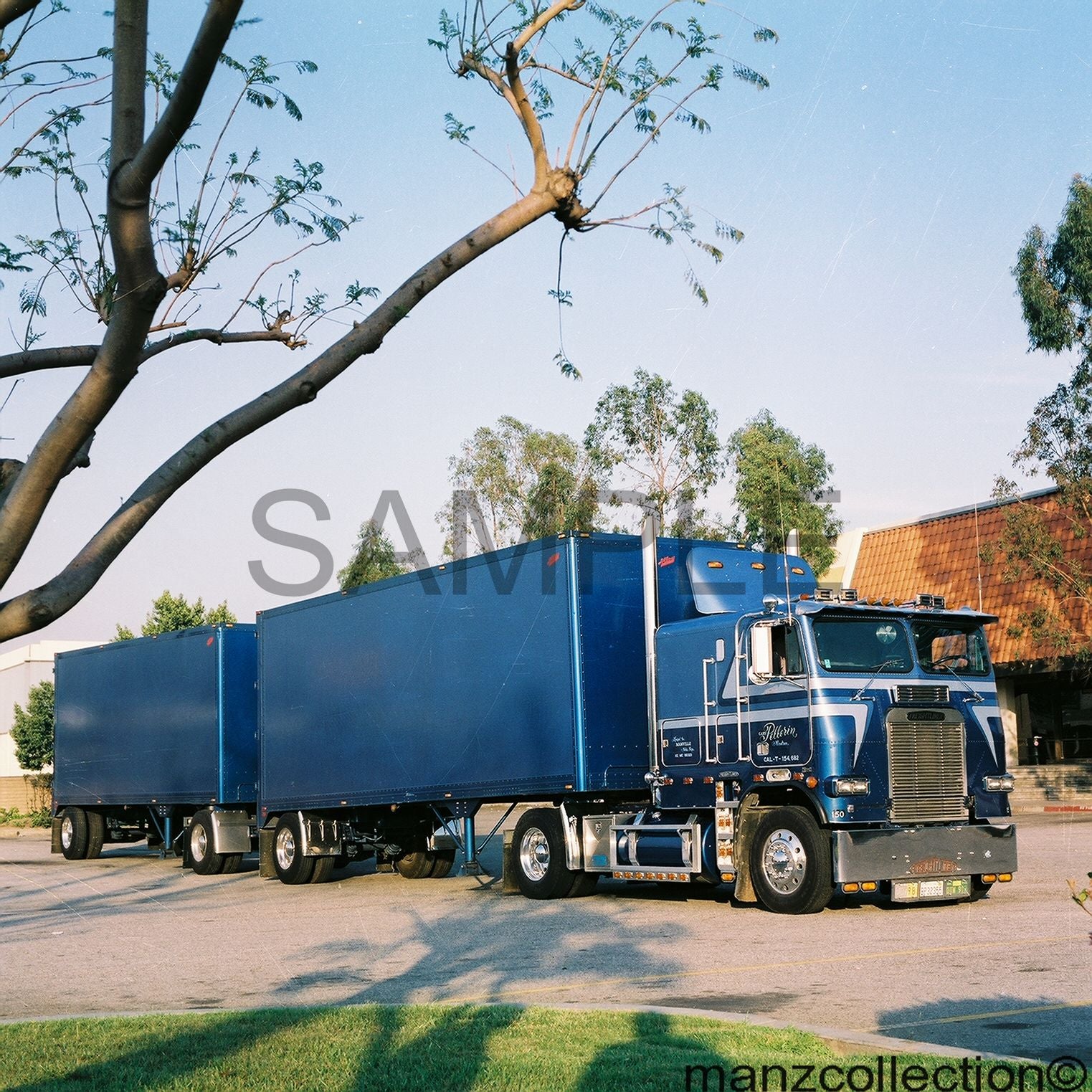 X10 semi-truck photo '90's Freightliner doubles - Transportation Treasure