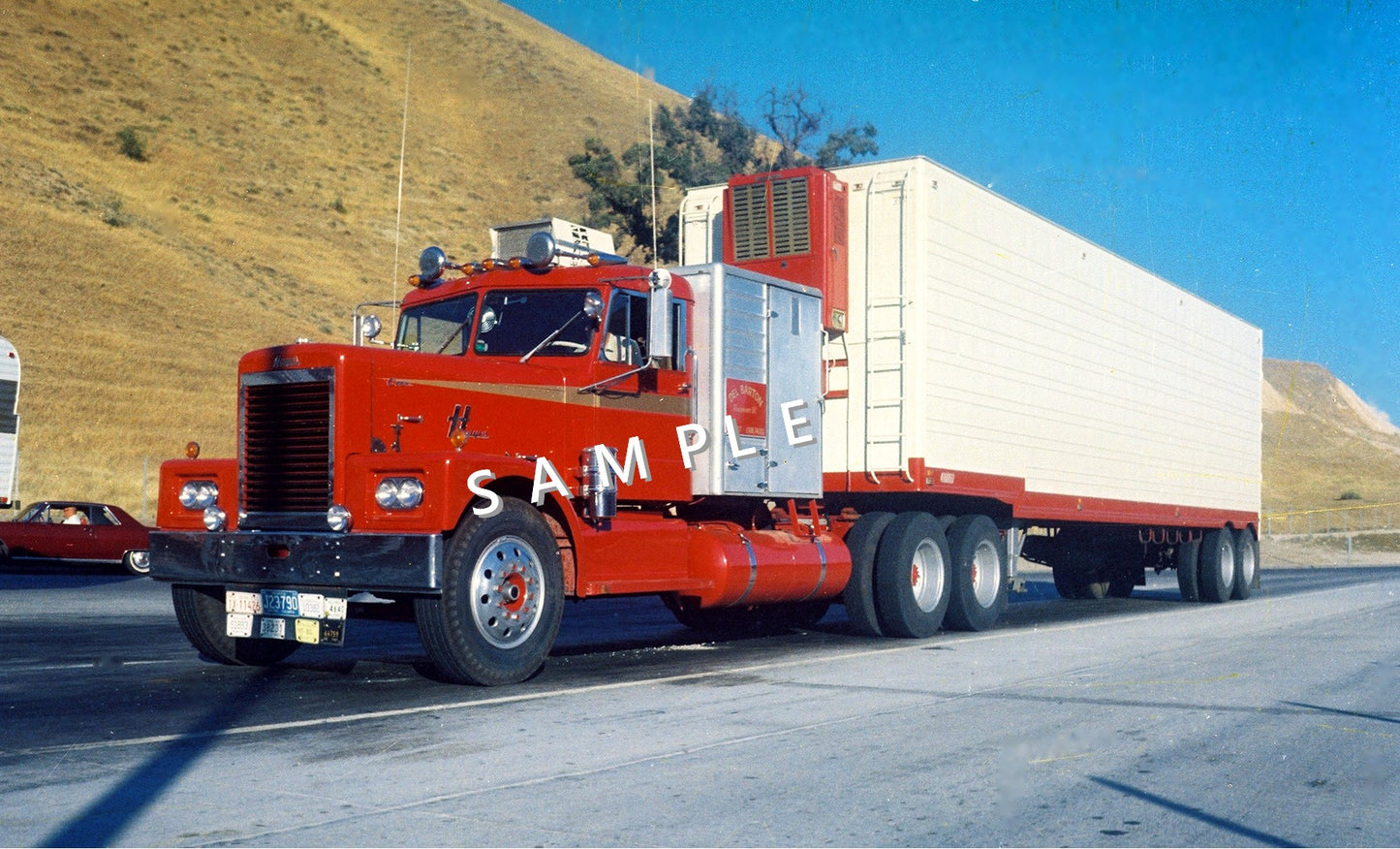 8X10 semi-truck photo Late '50's, early '60's Hayes - Transportation Treasure