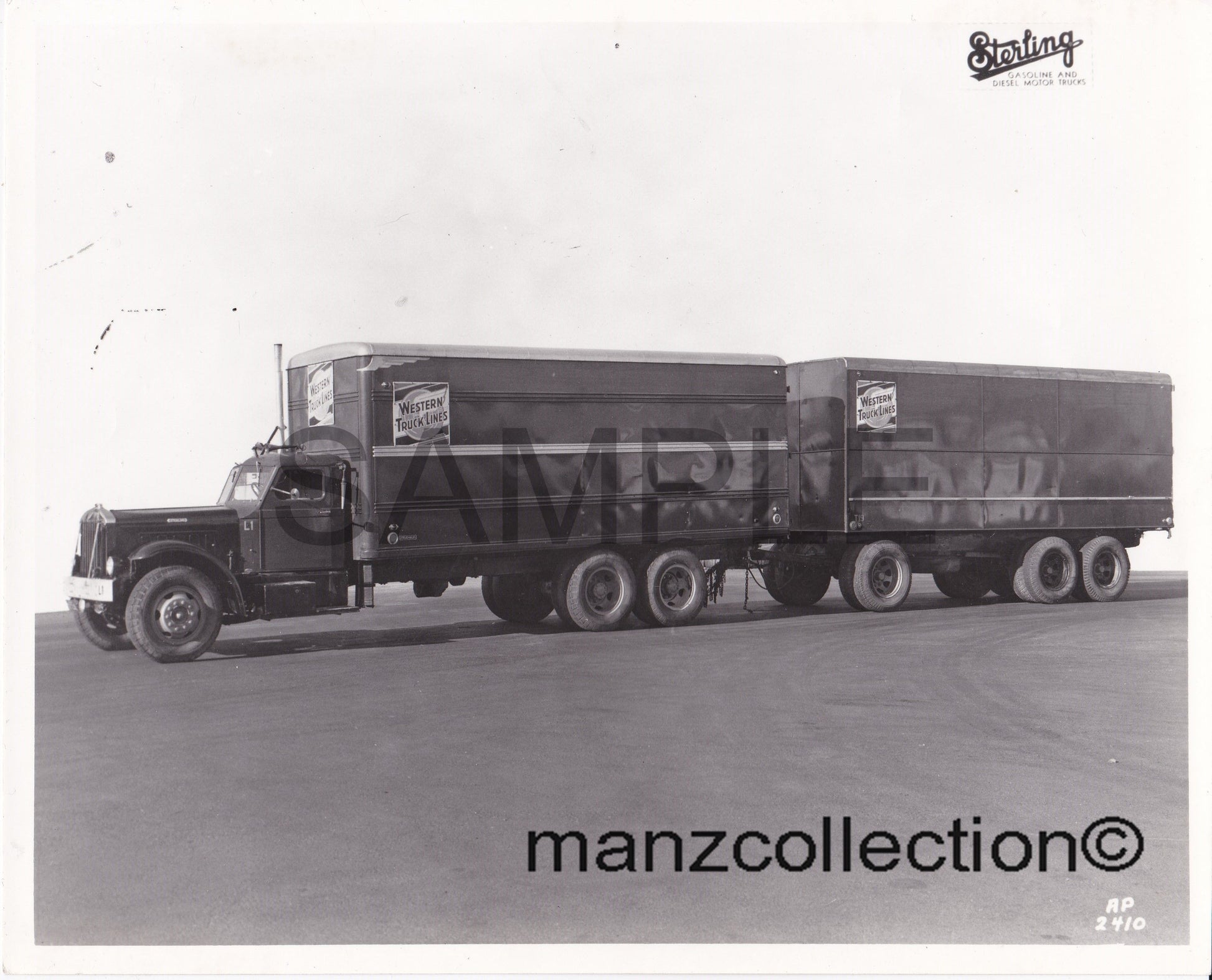 Sterling truck 'n pull trailer WESTERN TRUCK LINES - Transportation Treasure