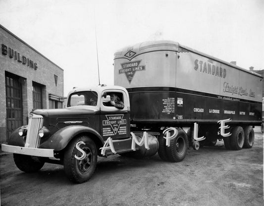 White STANDARD FREIGHTLINES - Transportation Treasure