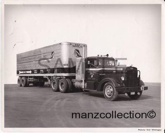 Early '50's Iron Nose Peterbilt NAVAJO - Transportation Treasure